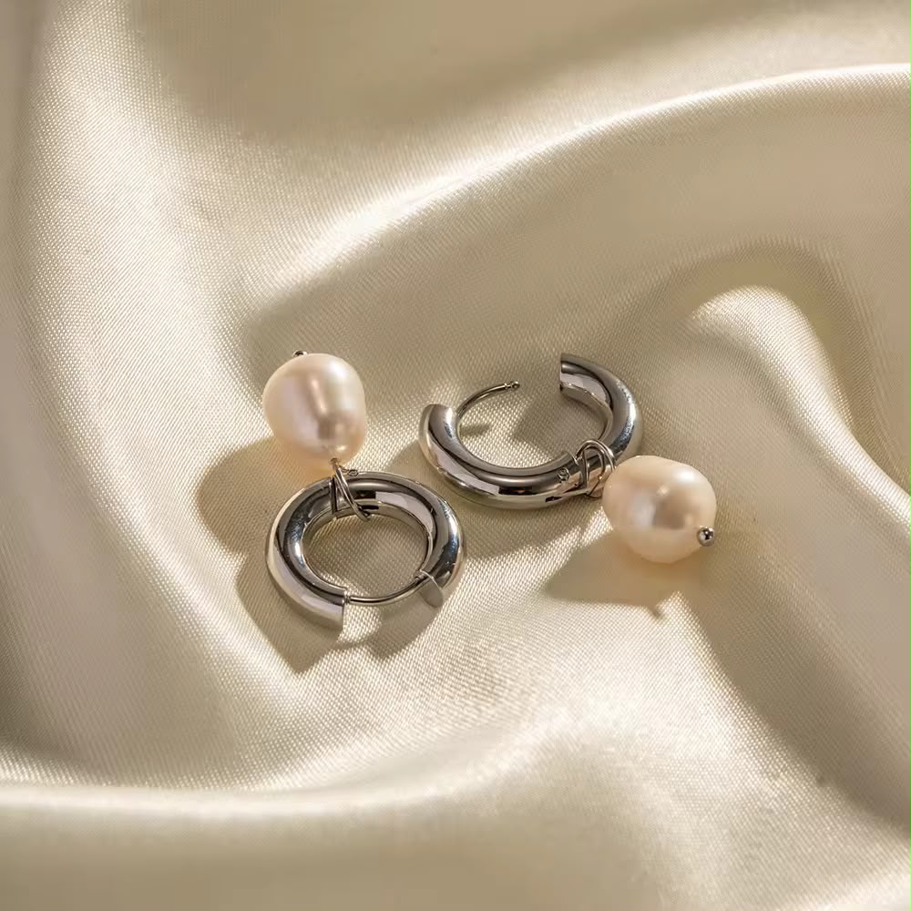 HELI HOOPS IN SILVER