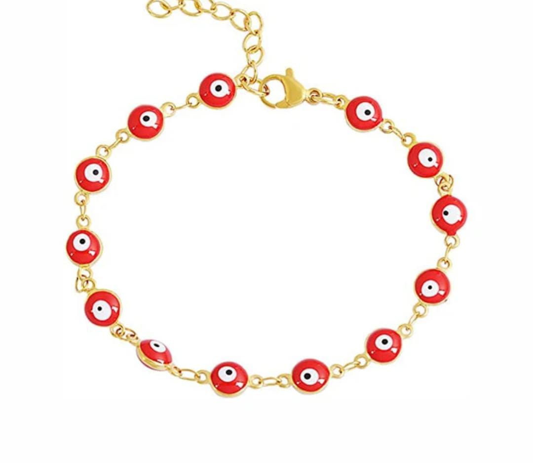 RED EVIL EYE BRACELET
