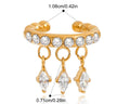 CRYSTAL EAR CUFFS